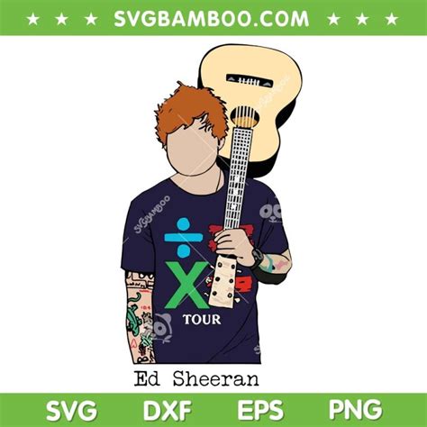 Ed Sheeran 2023 Tour Svg Png