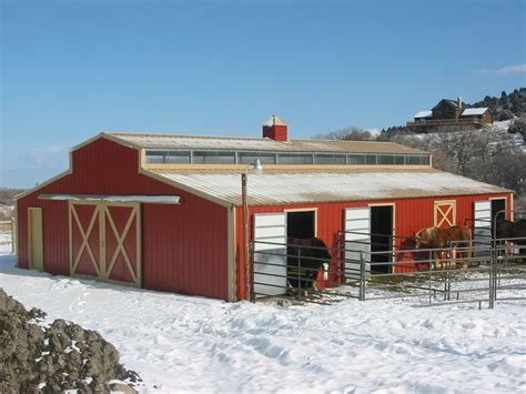 Horse barns, Metal horse barns, Horse barn designs