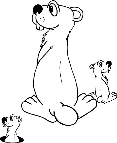 Prairie Dog Coloring Page At Free Printable