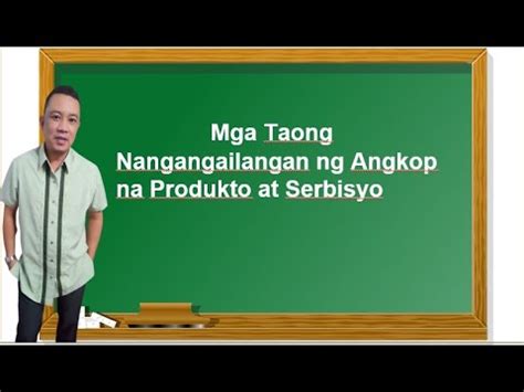 Epp Grade Entrepreneur Mga Taong Nangangailangan Ng Angkop Na