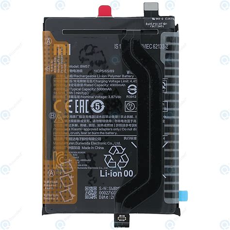 Xiaomi Redmi Note 10 Pro M2101K6G Battery BM57 5000mAh