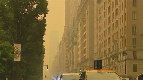 New Yorkers Deal With Wildfire Smoke Fox 5 New York