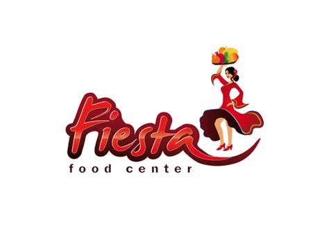 Fiesta Food Center Grocery Store Logo By Thehomes