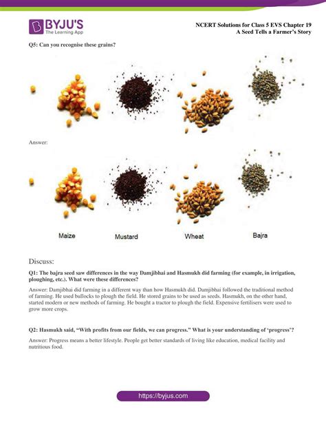 Class Evs Chapter A Seed Tells A Farmer S Story Off