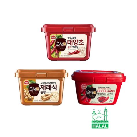 Halal Sajo Haepyo Gochujang Hot Pepper Sauce Doenjang Soybean Paste g 大豆酱 Shopee Singapore