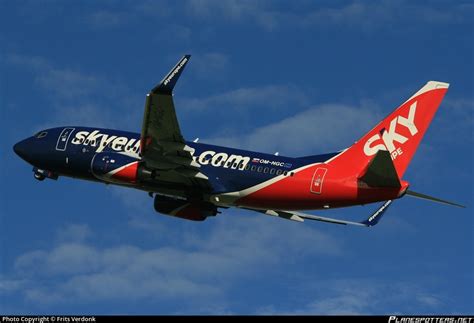 OM NGC SkyEurope Airlines Boeing 737 76N WL Photo By Frits Verdonk