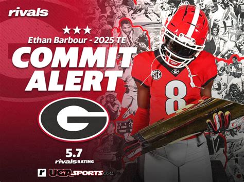 Georgia keeps productive TE Ethan Barbour home with commitment - Rivals ...