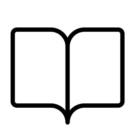 Book Open Thin Vector Svg Icon Svg Repo