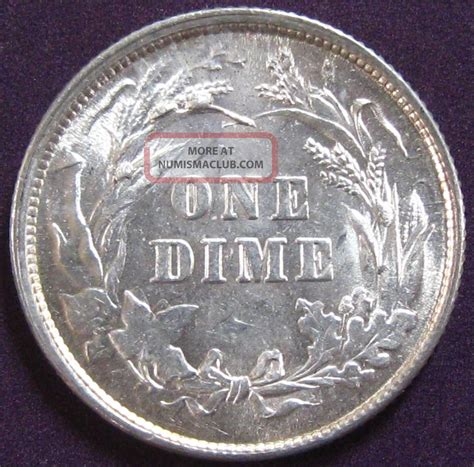 Flashy 1892 Barber Silver Dime Gem Bu 1st Year Of Issue A Must Have Ta1