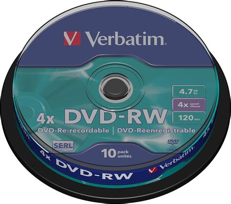 Verbatim X Dvd Rw Spindle Pack Amazon Co Uk Computers