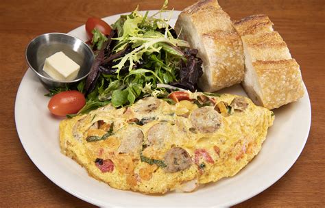 The Italian Omelet Breakfast Urth Caffé European Style Café