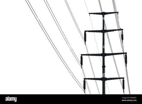 Tall Utility Pole Cut Out Stock Images Pictures Alamy