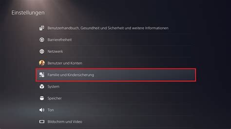 Playstation 5 So Stellt Ihr Die Kindersicherung Der Nextgen Konsole Ein