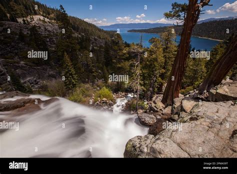 Eagle Falls Emerald Bay Lake Tahoe California Usa Stock Photo Alamy