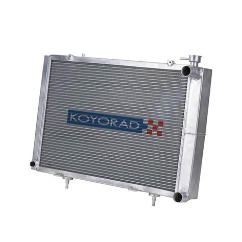 KOYO Aluminum Racing Radiator N FLO Dual Pass S13 S14 V8 Swap KA24E