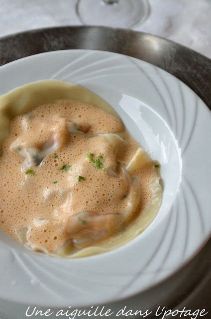 Ravioles De Langoustines Et Sa Bisque Mulsionn E Langoustine Recette