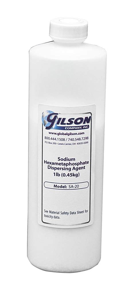 Sodium Hexametaphosphate - Gilson Co.