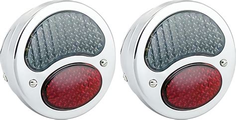 Amazon FATECIM 2X Vintage Duolamp LED Tail Light 12V Rear Stop