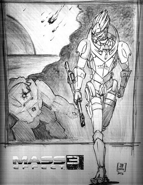 Mass Effect 3 Garrus Vakarian By Ib Jables On Deviantart