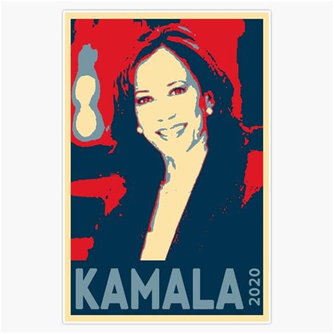 Kamala Harris For The People 2020 President Poster Hope Sticker Vinyl Bumper