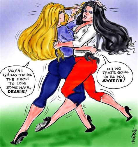 Coming To Grips 2 Fran Vs Lois Round 1 By Brollywacker Catfight Maid Fight