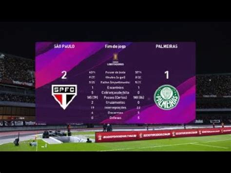 eFootball PES 2020 Libertadores Quartas de Final 1 Jogo São Paulo x