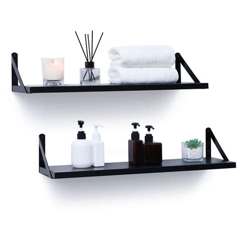 Fun Memories Floating Shelves Wall Mounted Set Of 2 24 Wood Wall Shelf For Sale Mesa Az