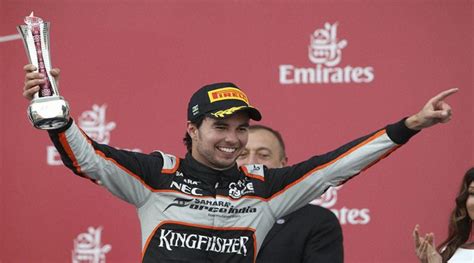 Checo Perez Podium / Checo Pérez sube al podio en el Gran Premio de ...