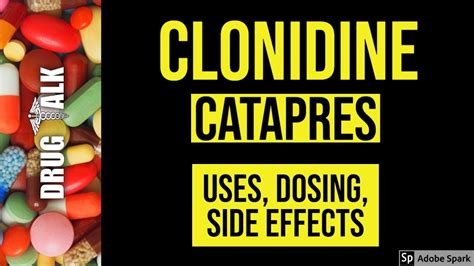 Clonidine (Catapres) - Uses, Dosing, Side Effects - YouTube