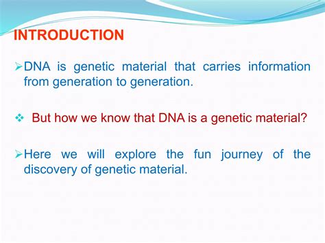 DNA as genetic material | PPT