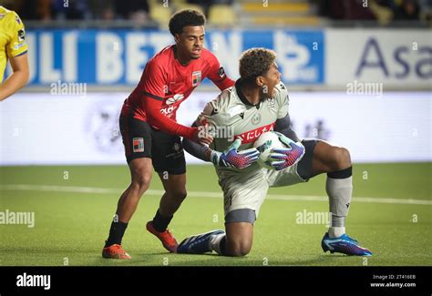 Sint Truiden Belgium 27th Oct 2023 Rwdm S Ilay Camara And STVV S