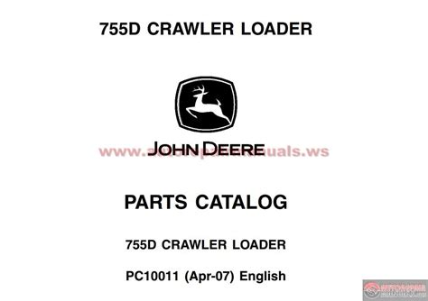 John Deere 755D Crawler Dozer Parts Catalog Auto Repair Manual Forum