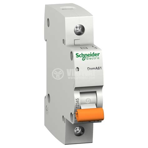 Schneider 20439 Circuit Breaker 1x63a C Curve Din Rail