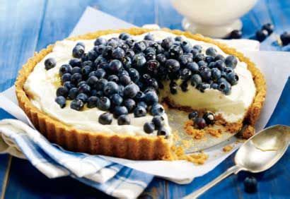 Recette De Tarte Cr Meuse Aux Bleuets Frais Coup De Pouce Recipes