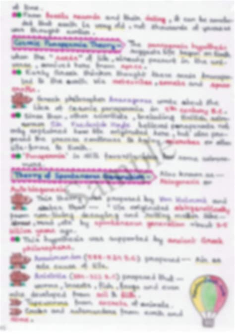 Solution Biology Class Notes Sample Evolution Studypool