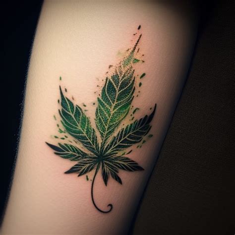 69 Marijuana Leaf Tattoo Ideas - TattooClue.com