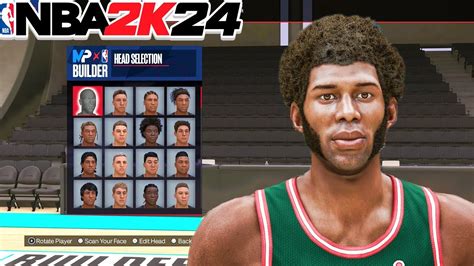 NBA 2K24 Best Kareem Abdul Jabbar Face Creation YouTube