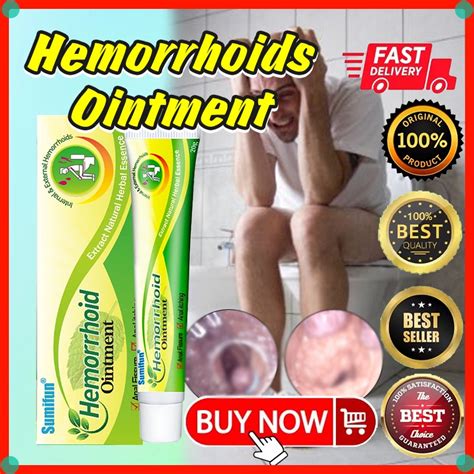 【7days Effective】20g Hemorrhoids Ointment Treatment Gamot Sa Almoranas Herbal Essences