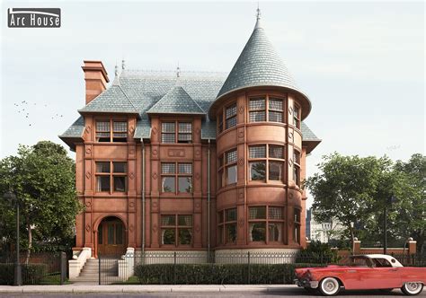 William Livingstone House, Brush Park, Detroit | Tom Lowe - CGarchitect ...