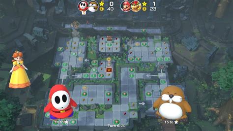 Super Mario Party Partner Party Domino Ruins Shy Guy Monty Mole