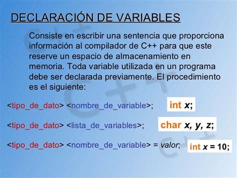 Variables Y Constantes En C