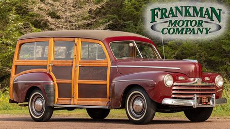 67K Mile 1946 Ford Super Deluxe Woody Wagon Frankman Motor Company