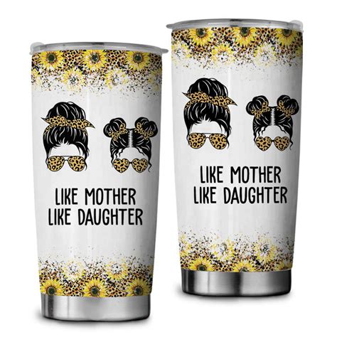 Mother Tumbler Like Mother Like Daughter Stainless Steel Tumbler