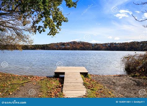 Scargo Lake Overlooks The Hilltop In Dennis Massachusetts On Cape Cod