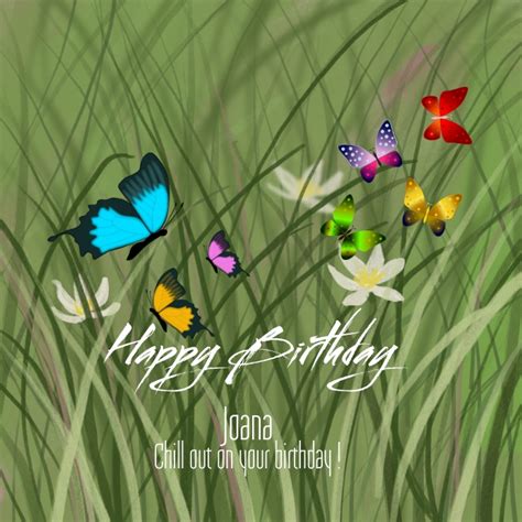 Birthday Card Template Butterfly | PosterMyWall