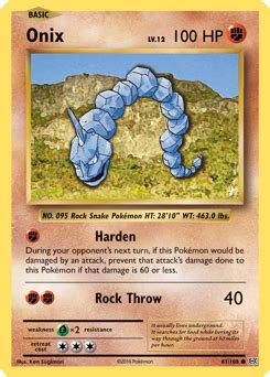 Onix -- Evolutions Pokemon Card Review | PrimetimePokemon's Blog