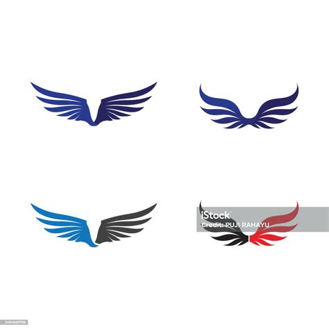 Falcon Eagle Bird Logo Template Vektor Ikon Ilustrasi Stok Unduh