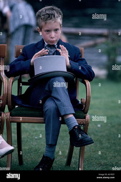 usher at wedding of jennifer parker christopher dyer Stock Photo - Alamy