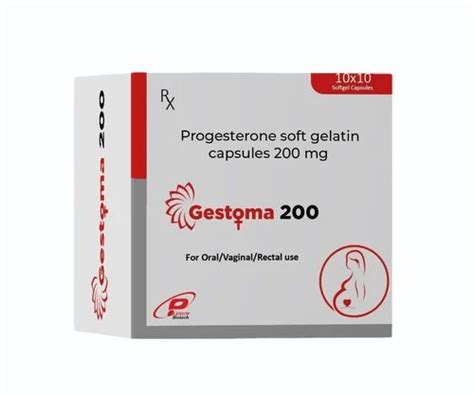 Progesterone Soft Gelatin Capsules Mg Packaging Type Box At Rs