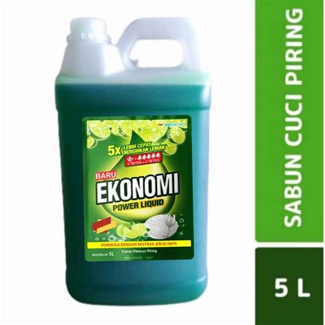 Jual Ekonomi Sabun Cuci Piring Jeruk Nipis 5 Liter Shopee Indonesia